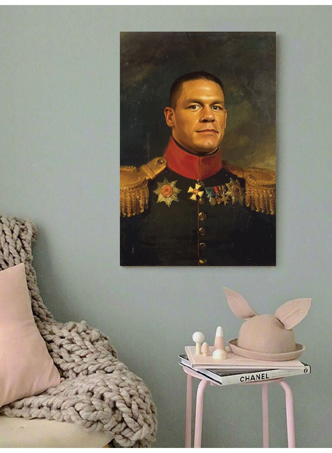 أتيك لوحة فنية لجون سينا المصارع متعدد الألوان 40x60سم - Image 2