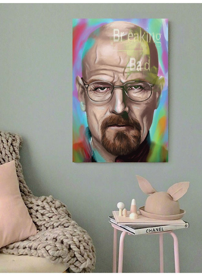 Atiq Walter White Breaking Bad Series Wall Art Multicolour 40x60cm - Image 3