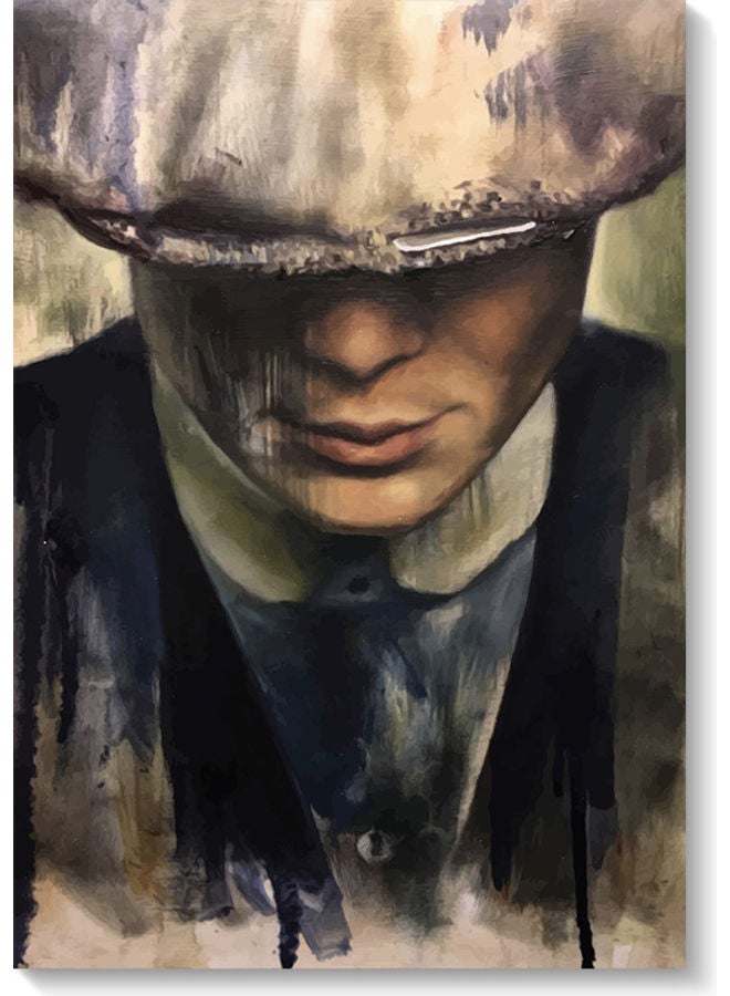 Atiq Thomas Shelby Beaky Blinders Wall Art Multicolour 40x60cm  - Image 1