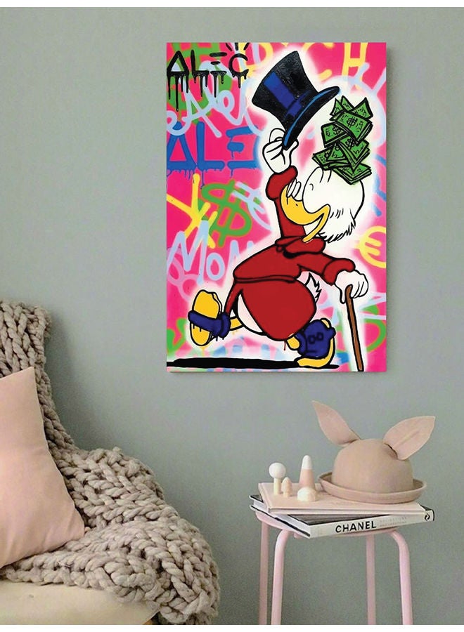 أتيك لوحة فنية بتصميم شخصية أليك مونوبولي متعدد الألوان 40x60سم - Image 3