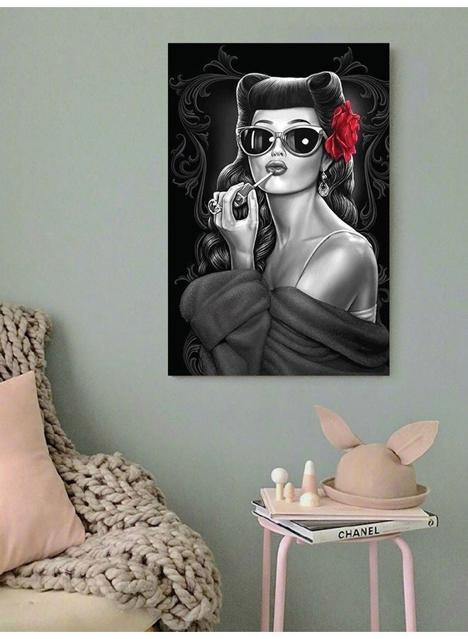 Atiq Cool Girl Wall Art Multicolour 40x60cm - Image 3