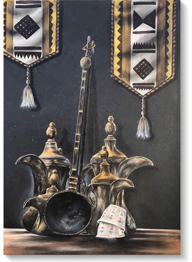 أتيك ديكورات حائط متعدد الألوان 40x60سم  - Image 1