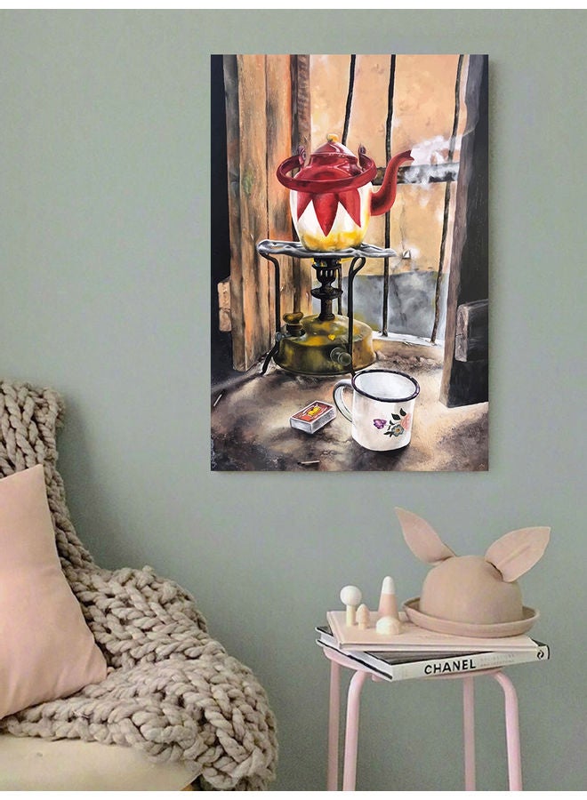 Atiq Old Times Themed Wall Art Painting Multicolour 40x60cm  - Image 3