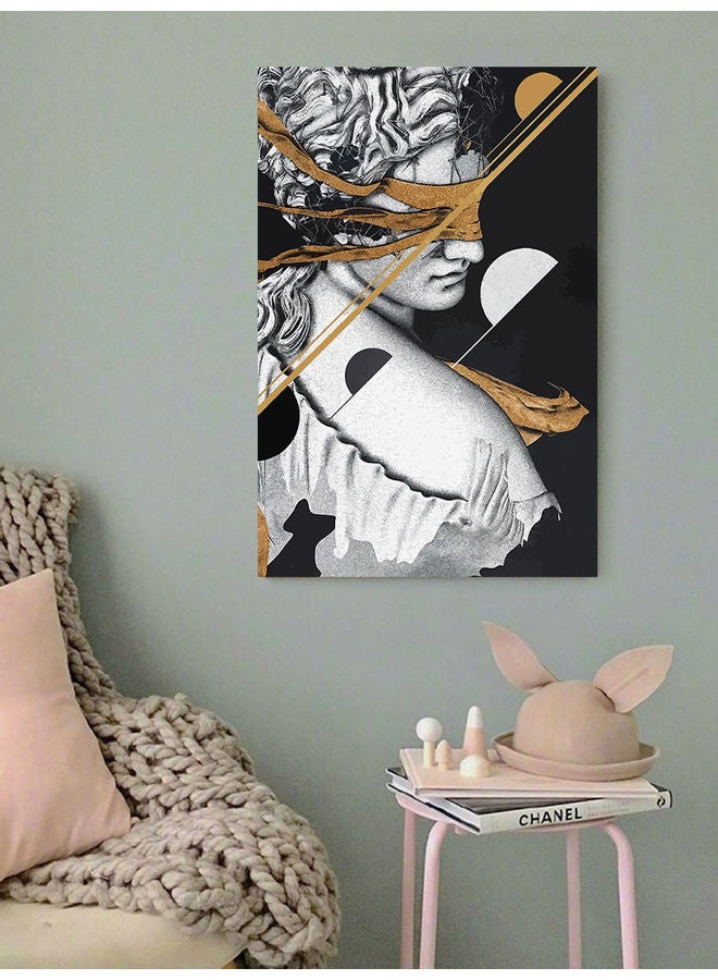 Atiq Abstract Woman Wall Art multicolour 40x60cm - Image 3