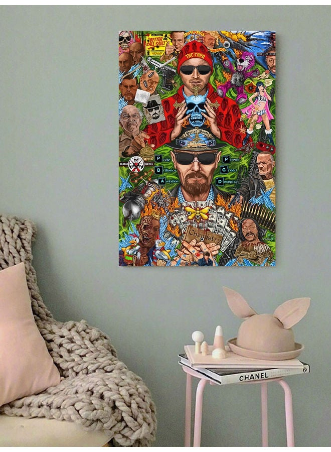 Atiq Breaking Bad Wall Art Multicolour 40x60cm - Image 2