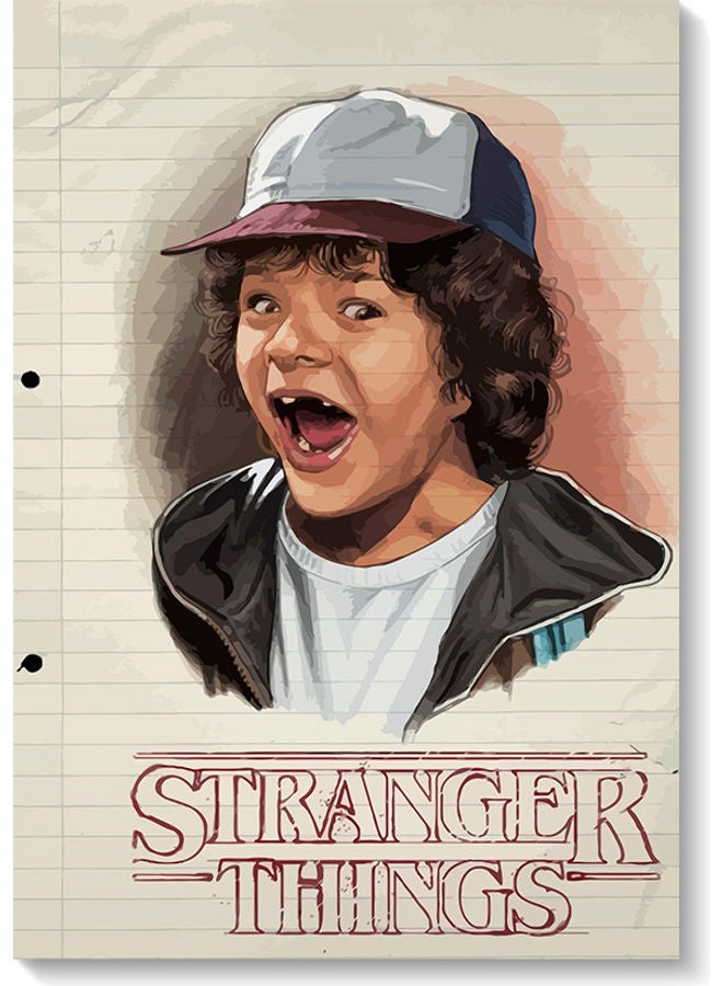 Atiq Dustin Stranger Things Wall Art Multicolour 40x60cm - Image 1