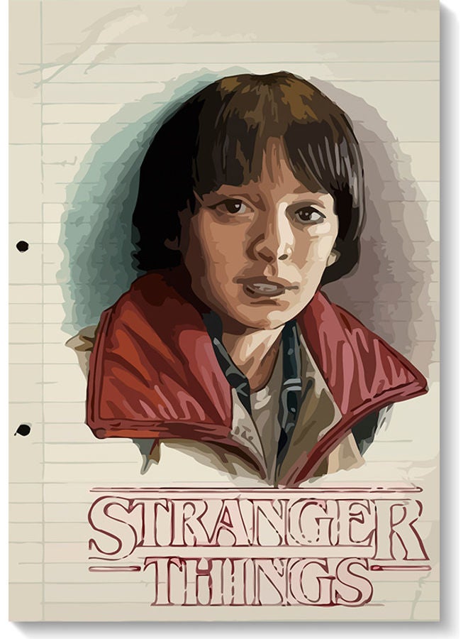 أتيك لوحة فنية بعنوان "Will Stranger Things" متعدد الألوان 40x60سم - Image 1