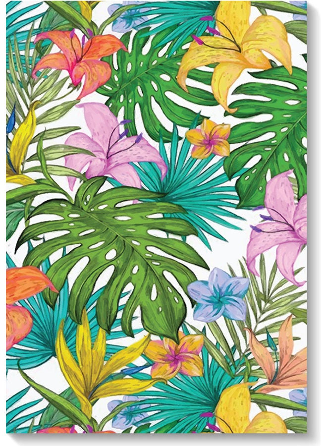 Atiq Tree Leaves Themed Wall Art Painting Multicolour 40x60cm - Image 1