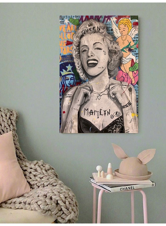 Atiq Marilyn Monroe Wall Art multicolour 40x60cm  - Image 2