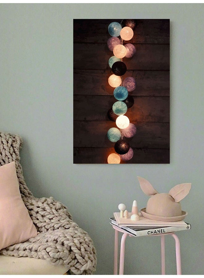 أتيك لوحة فنية لأضواء متعدد الألوان 40x60سم - Image 2