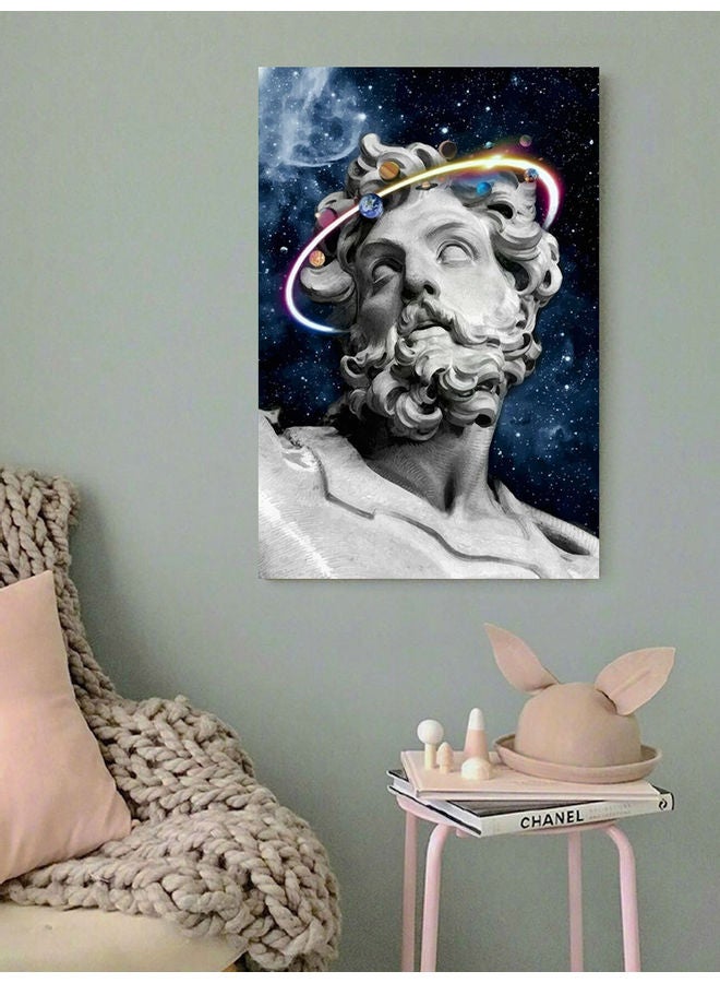 Atiq Space Statue Wall Art multicolour 40x60cm - Image 2