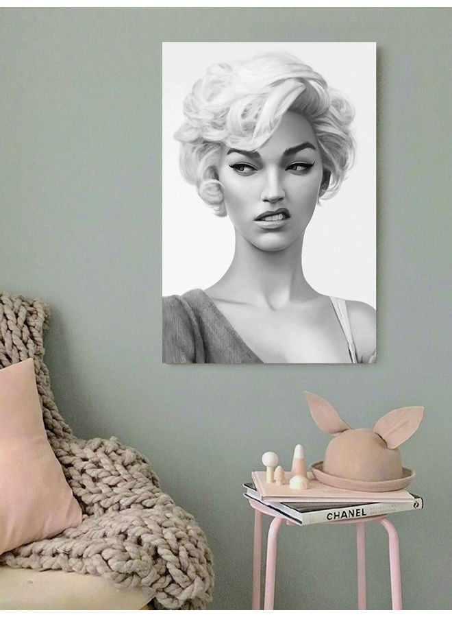 Atiq Woman Wall Art Multicolour 40x60cm - Image 2