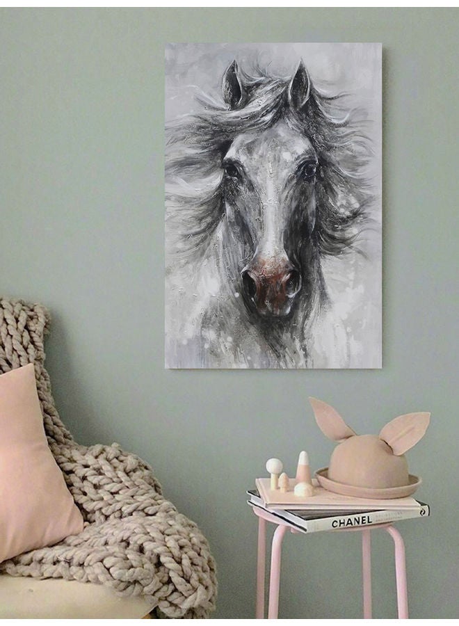 Atiq Arabian Horse Wall Art multicolour 40x60cm - Image 2