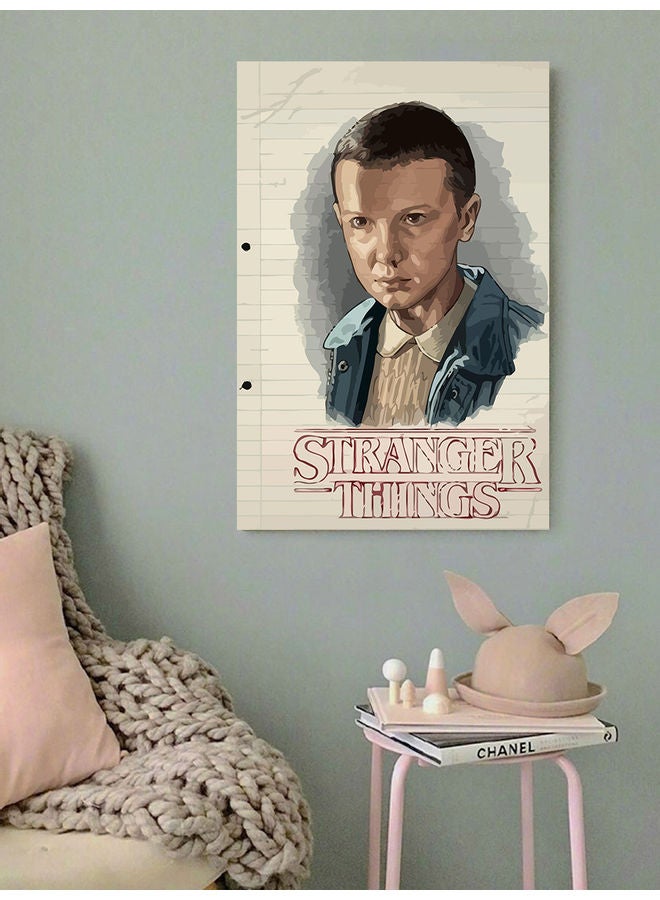 أتيك "لوحة فنية بعنوان "Eleven Stranger Things" متعدد الألوان 40x60سم - Image 2