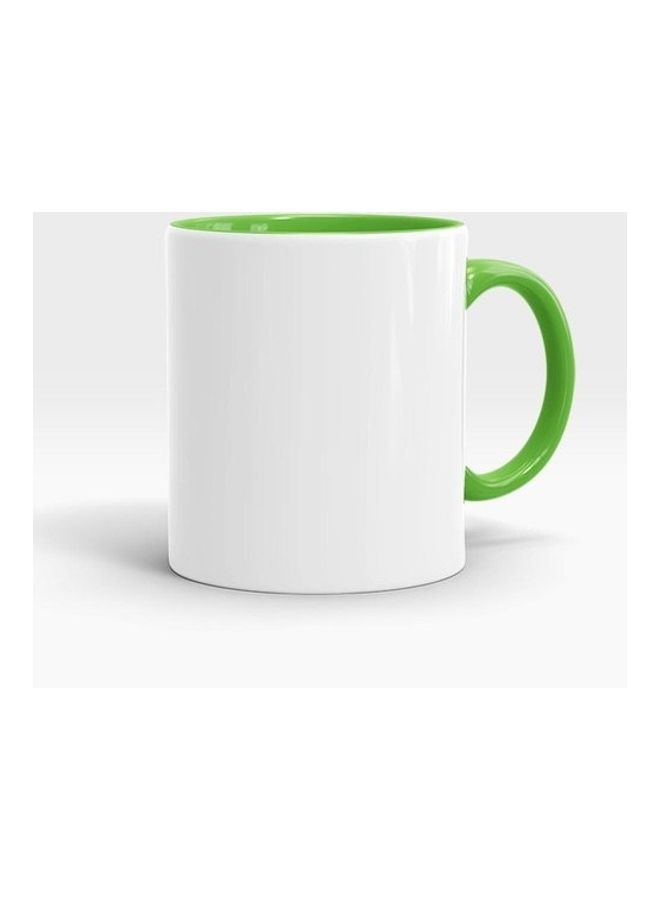 FBGenics Shaggy And Scooby Scooby Doo Ceramic Printed Mug Printed Mug Green And White 325ml - Image 2