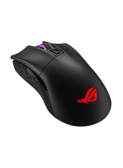 ROG Gladius II Wireless Ergonomic RGB Gaming Mouse with dual 2.4GHz/Bluetooth Wireless Connectivity, Advanced 16000-DPI Sensor, ROG-Exclusive Switch Socket Design, and Aura Sync lighting