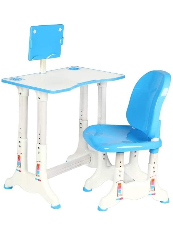 Children’s Study Chair And Table Blue - v1609712013/N43398692A_1