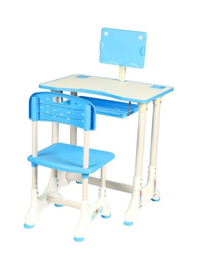 Children’s Study Chair And Table Blue - Image 4