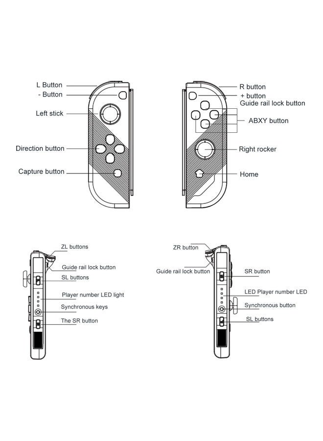 Left And Right Gaming Joysticks- wireless