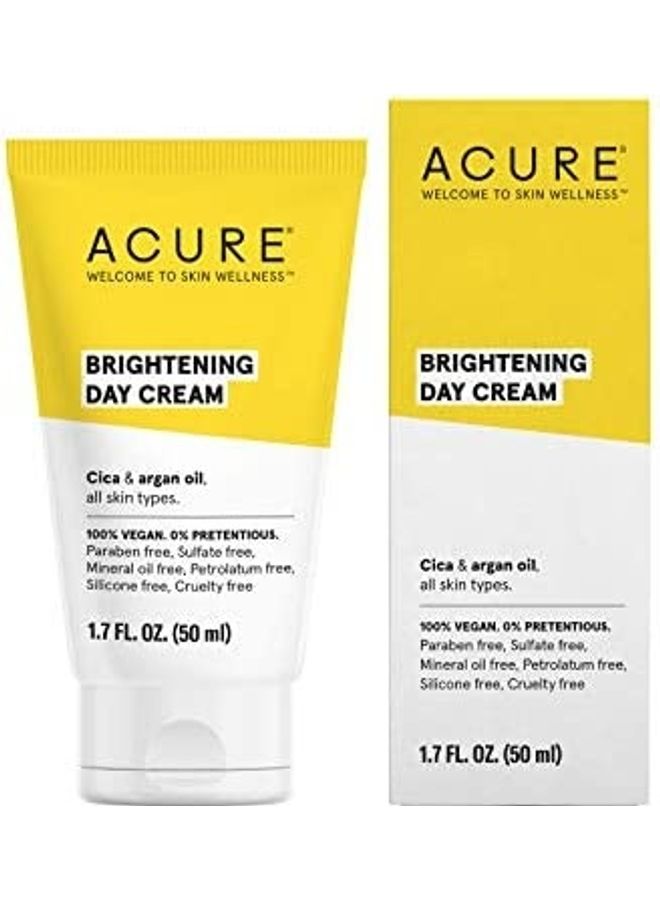 Acure Brightening Day Cream with Cica and Argan Oil 1.7Fluid Ounce 