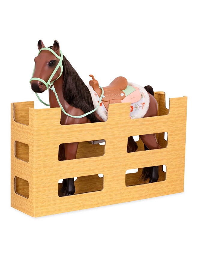 Our Generation Plastic Buckskin Horse For Doll, Age 3+ Years, 18 Inch - Image 4