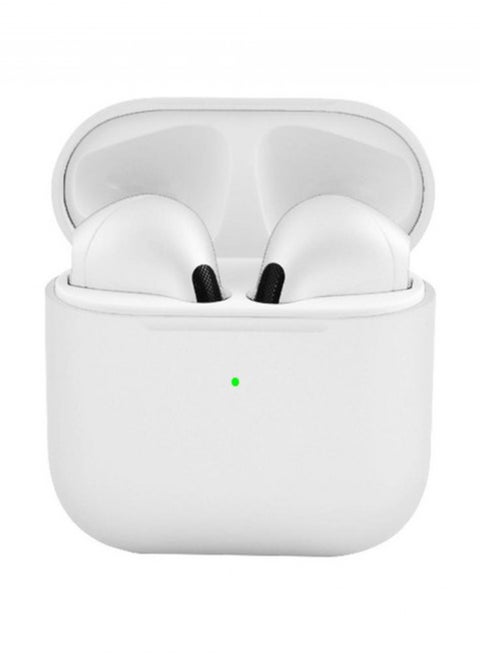 Wireless Earbuds With Charging Case white