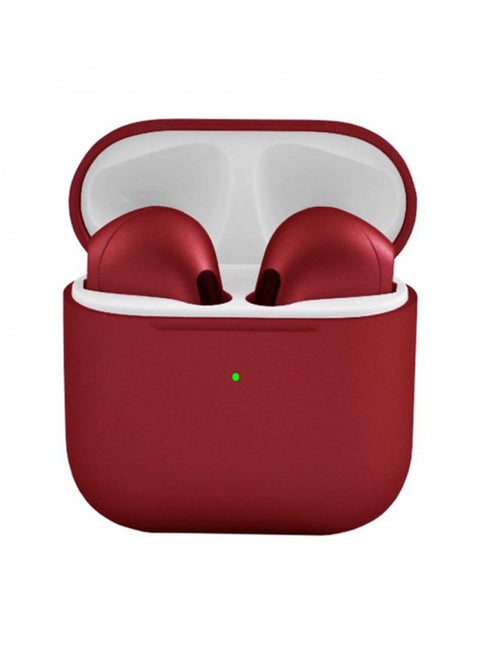 Wireless Earphones with Charging Case red