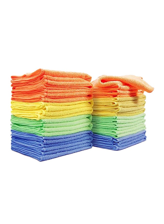 Multi Clean Rags Generic 20-Piece Clean Rags Cloth Multicolour 40x40cm | Best Price KSA ...