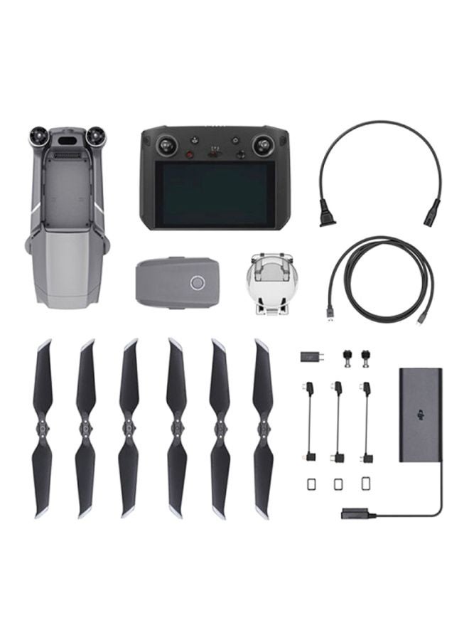 Mavic 2 Pro With Integrated Camera 12MP 4K HD Professional Drone Combo Silver With Smart Remote Controller