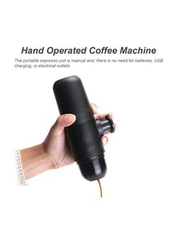Generic Mini Portable Ground Coffee Espresso Machine Black 70ml  - Image 5