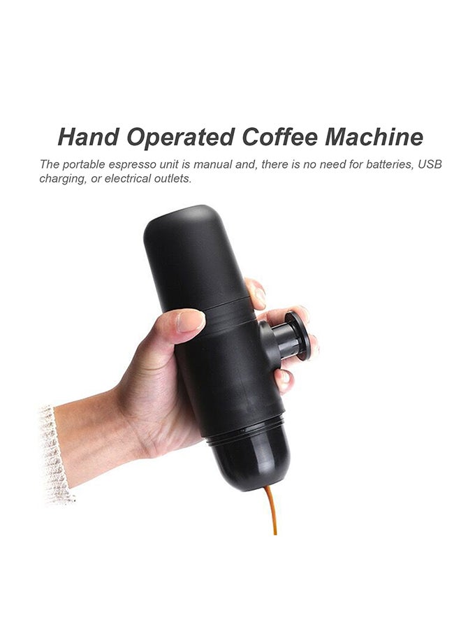 Generic - Mini Portable Ground Coffee Espresso Machine Black 70ml - Image 1