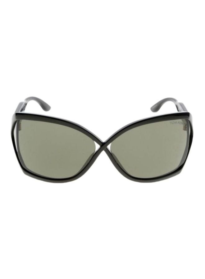 TOM FORD Women's Iconic Black Oversized Sunglasses - Lens Size: 62 mm - Image 1