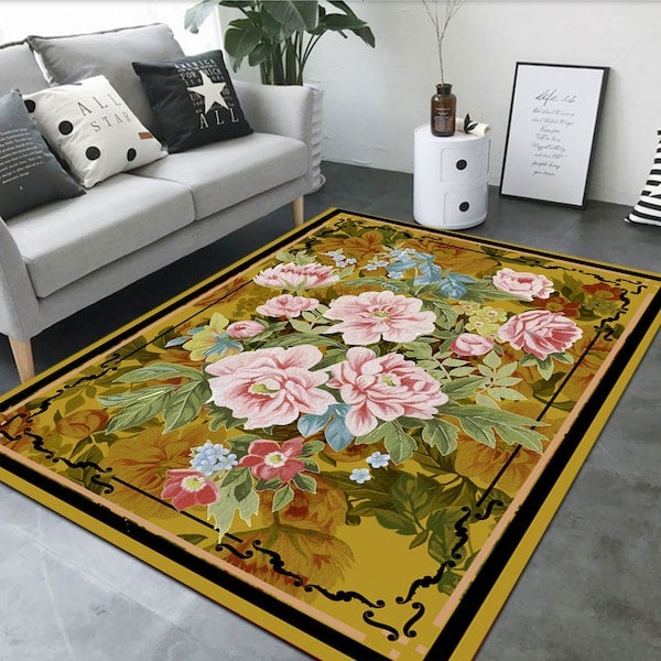 بساط أرضية مضاد للانزلاق لغرفة المعيشة وغرفة النوم متعدد الألوان 40*60(W*L)cmسم - Image 3