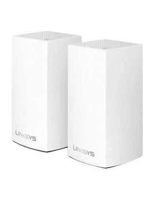 WHW0102 Velop Intelligent Mesh WiFi System: AC2600, Dual-Band Wi-Fi Router, Wireless Network for Full Home Coverage Upto 4 bedrooms, Pack Of 2 White - v1609772264/N21395734A_1