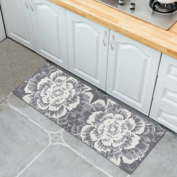 1 Piece Flower Decor Simple Rectangle Soft Rug multicolour 40*60(W*L)cmcm - Image 4