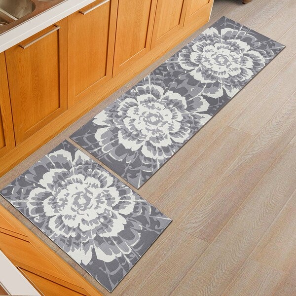 1 Piece Flower Decor Simple Rectangle Soft Rug multicolour 40*60(W*L)cmcm - Image 5