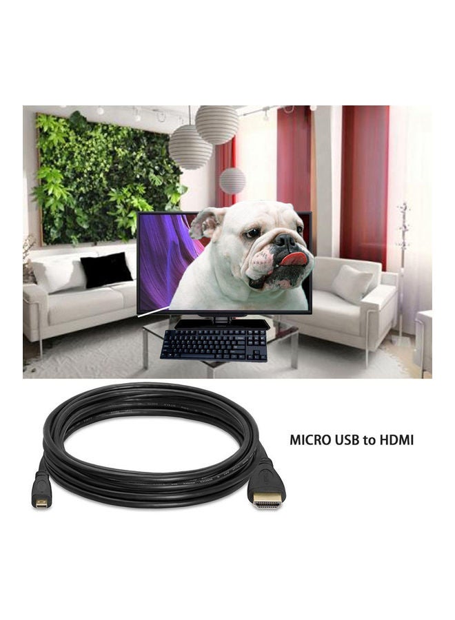 HDMI Adaptor Cable 1080P TV AV Adapter Audio Video Converter for Mobile Phones multicolor  - Image 2