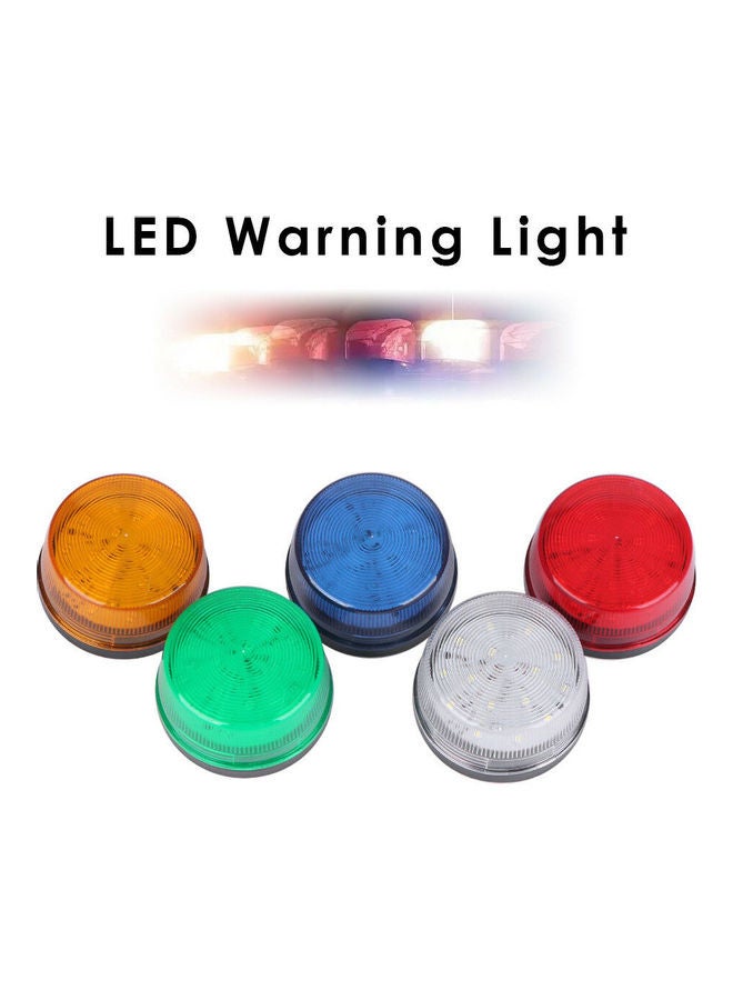 Alarm Strobe Flashing Indicator LED Warning Light Orange - Image 1
