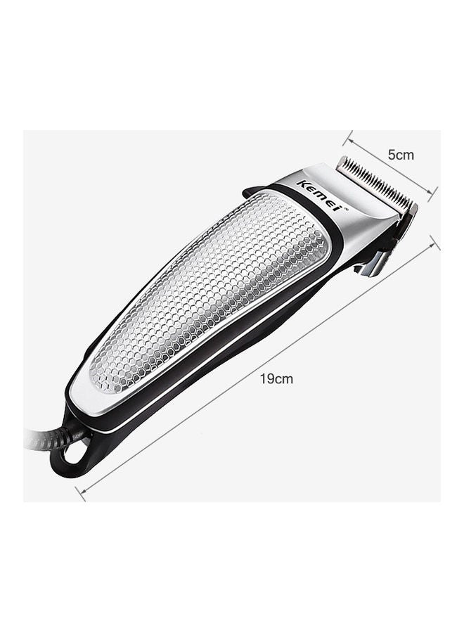 Professional Hair Clipper Electric Trimmer Silver - Image 2