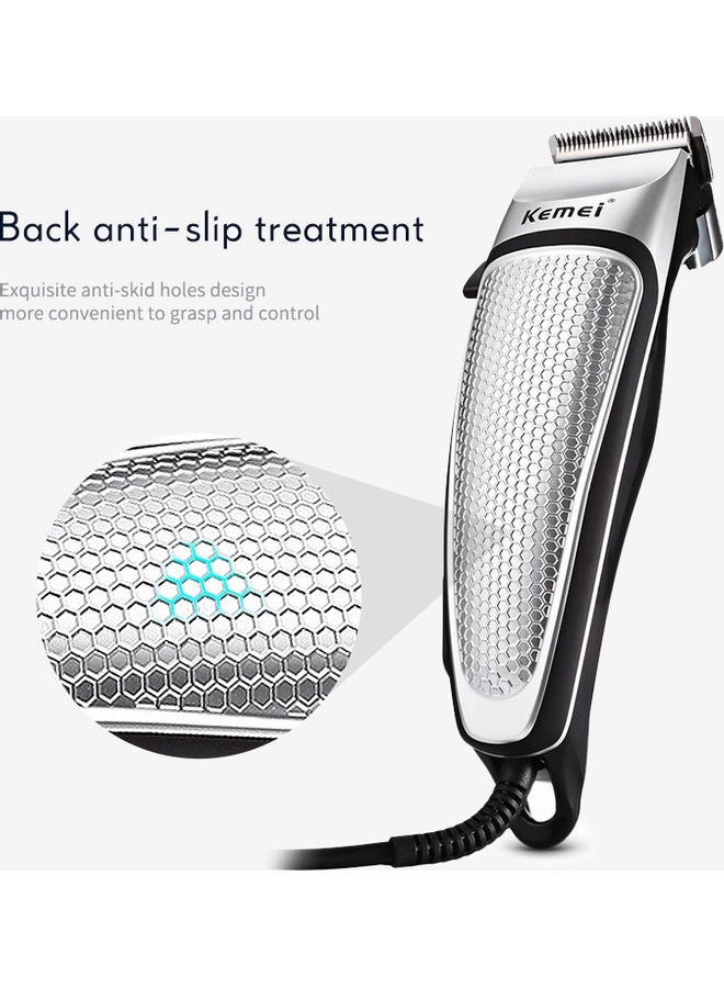 Professional Hair Clipper Electric Trimmer Silver - Image 4