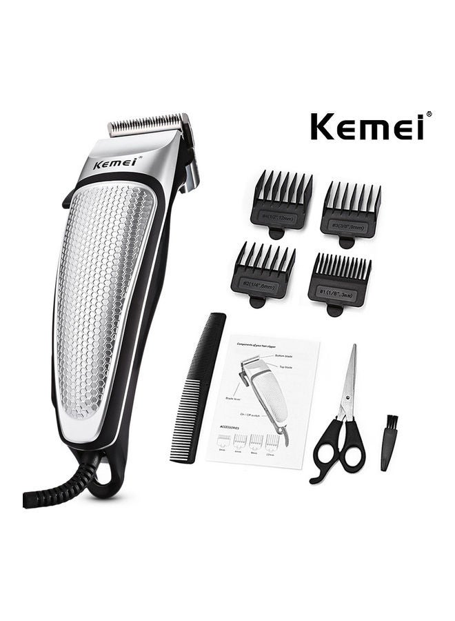 Professional Hair Clipper Electric Trimmer Silver - Image 1