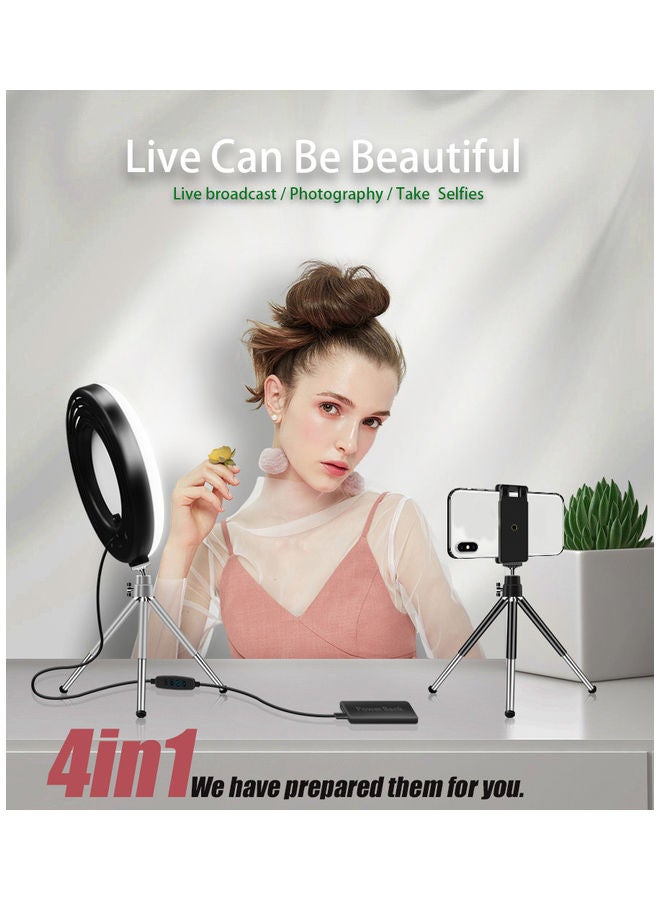 4 in 1 Desktop Cosmetic Live Lamp Multicolour - Image 1
