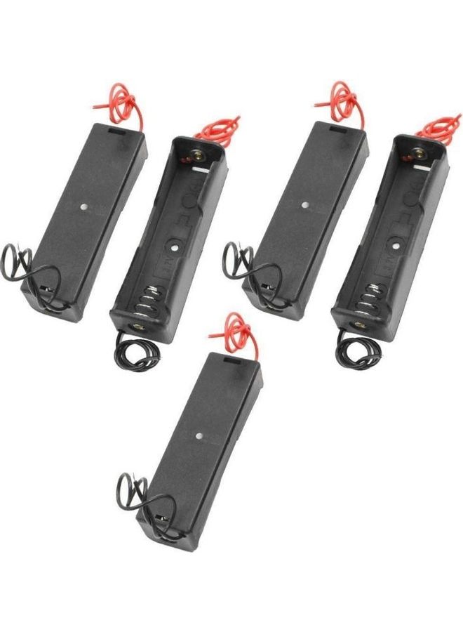 طقم مكون من 5 بطاريات LANLAN 23A/A23 (بجهد 12 فولت) مع صندوق حامل بمشبك ألوان متعددة - Image 1