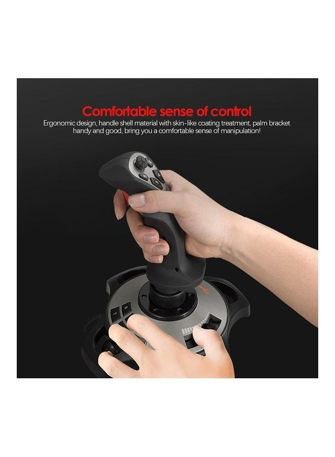 Flight Simulator Gamepad Controller Joystick for PC/Desktop black - Image 4