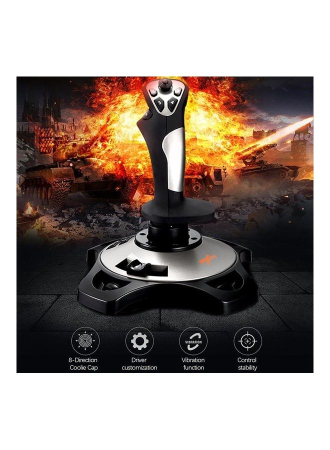 Flight Simulator Gamepad Controller Joystick for PC/Desktop black - Image 2