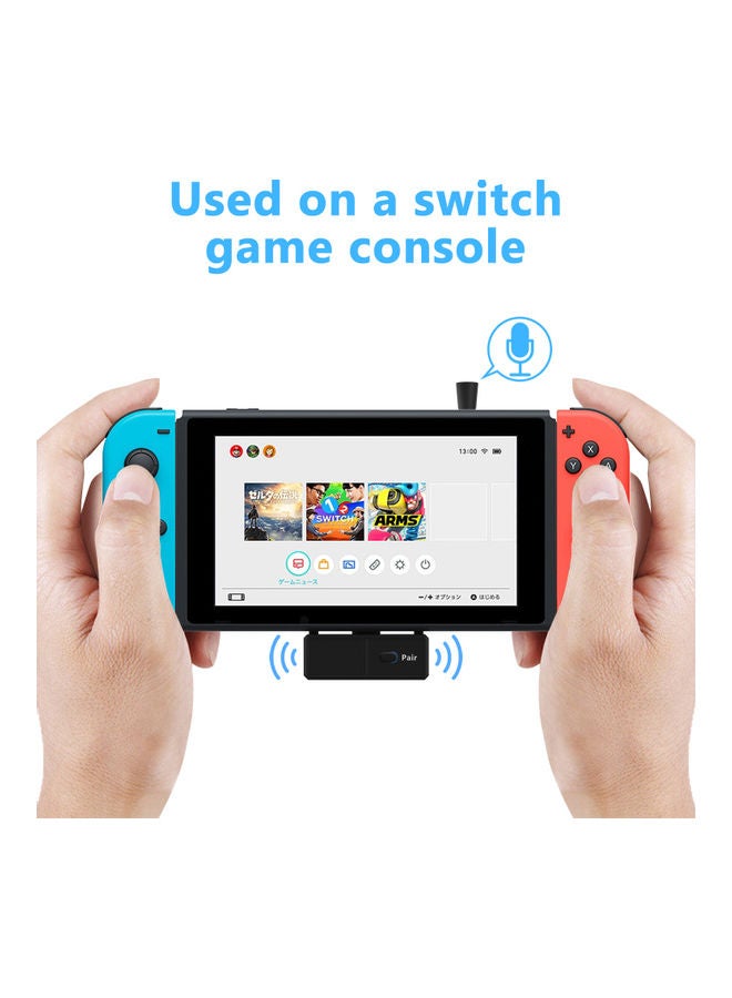 Audio Transmitter Wireless Adapter Bluetooth 5.0 EDR A2DP Low Latency for Nintendo Multicolour