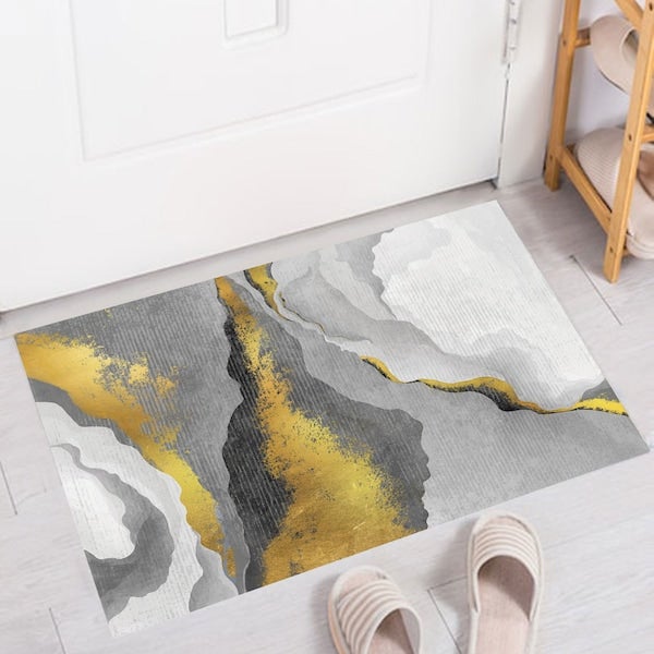 1 Piece Soft Rectangle Living Room Floor Mat multicolour 40*60(W*L)cmcm - Image 4