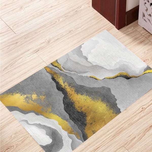 1 Piece Soft Rectangle Living Room Floor Mat multicolour 40*60(W*L)cmcm - Image 5