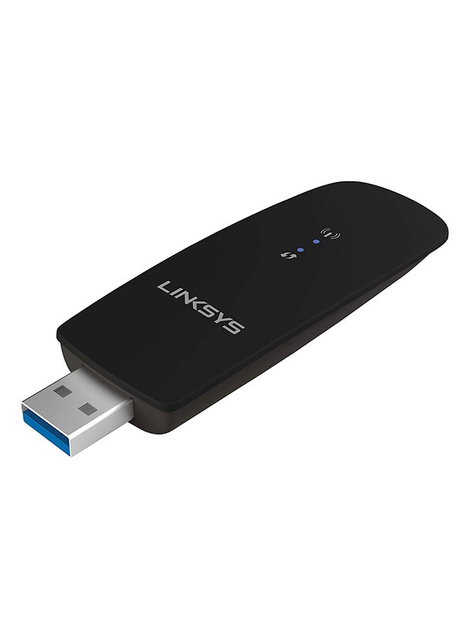 LINKSYS WUSB6300 Dual-Band AC1200 Wireless USB 3.0 Adapter Black - Image 1