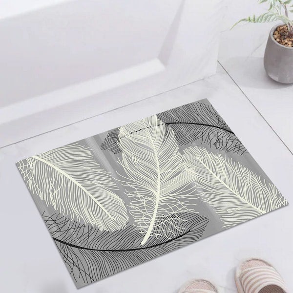 3D Printed Modern Soft Living Room Floor Rug Carpet Synthetic Fibre Multicolour - Image 2